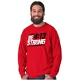 thumbnail image 5 of Verse Philippians 4:13 Be Strong Long Sleeve TShirt Men Women Brisco Brands S, 5 of 6