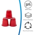 thumbnail image 4 of EDI Disposable Red Plastic Mini Party Shot Glasses 2 oz, 240-Piece, 4 of 5