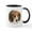 White/Black Inside, variant on CafePress - Beagle Close Up Mug Mugs - 11 oz Ceramic Mug - Novelty Coffee Tea Cup
