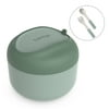 Bentgo Bowl - Insulated Leak-Resistant Bowl with Collapsible Utensils, Snack Compartment and Improved Easy-Grip Design for On-the-Go - Holds Soup, Rice, Cereal & More - BPA-Free, 21.2 oz (Khaki Green)
