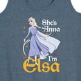 thumbnail image 3 of Disney Frozen 2 - She's Anna, I'm Elsa - Women's Racerback Tank Top, 3 of 5