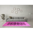 thumbnail image 3 of Ahgly Company Indoor Rectangle Oriental Pink Industrial Area Rugs, 6' x 9', 3 of 4