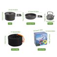 thumbnail image 3 of Juego Utensilios Portátiles para Exteriores Acampar Olla Cacerola Tetera 11 Uds., 3 of 9