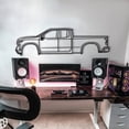thumbnail image 5 of LaModaHome 2020 Silverado 2500HD 4th Gen Metal Silhouette Wall Art, 5 of 5