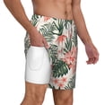 thumbnail image 3 of Balery Lilies Flowers Mens Swim Trunks Swim Shorts for Men Quick Dry Inseam Beach Shorts with Compression Liner Pocket-XX-Large, 3 of 9