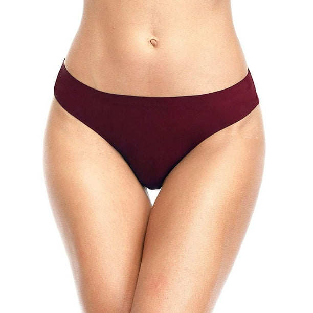 Charmo Women Lace Bikini Panties Comfort Seamless Underwear Nylon Briefs 4  Pack 