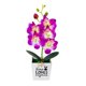 thumbnail image 3 of Bonsái de orquídea mariposa artificial con flores falsas y maceta para decoración de muebles del hogar, 3 of 5