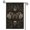 C, variant on XaaKee Yard Flag, Teal Serenity Distressed Pattern Moth Garden Flag, Double-Sided High-Quality White Linen Garden Flags For Outside Clearance, Symmetrical Moons Accent, 12x18Inch