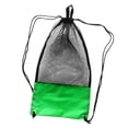 thumbnail image 1 of Bolsa De Equipo De Malla Para , Bucear, Bucear, Playa, ejercicio De Gimnasia Con Cierre De Cordón, Correa Para El Hombro: Elección De Color Verde, 1 of 8
