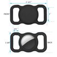 thumbnail image 3 of Soporte para collar de perro Airtag, rastreador GPS de silicona SWINCHO, paquete de 2, 3 of 7