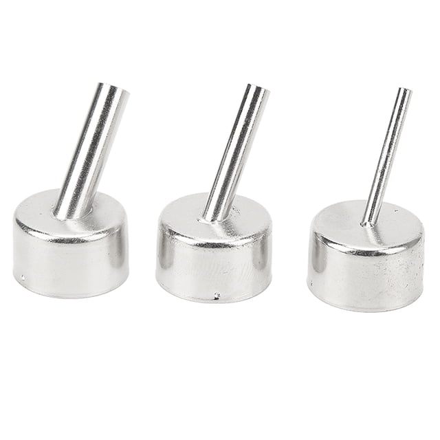 Boquilla para pistola de calor de 3 piezas, de acero inoxidable, resistente a la oxidación y a altas temperaturas, para mantenimiento.