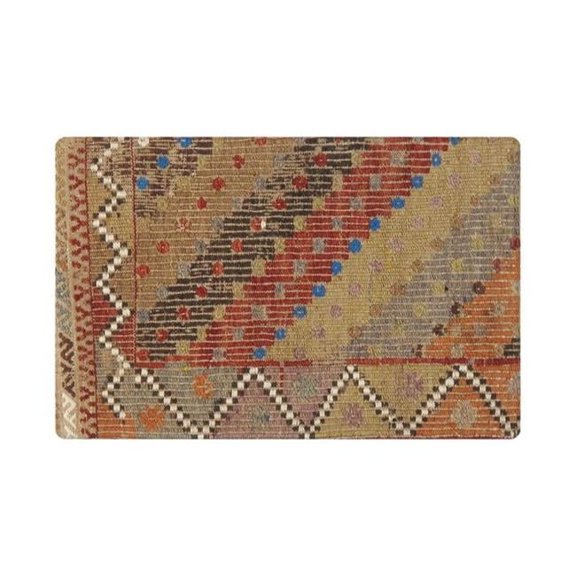 Pasargad Home Kilim 16"X24" Rectangular Wool Accent Pillow Cover in Multi-Color