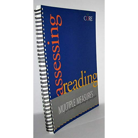Pre-Owned Assessing Reading: Multiple Measures for Kindergarten Through Eighth Grade (Core Literacy Training Series), 9781571281203, 1571281207, Paperback,