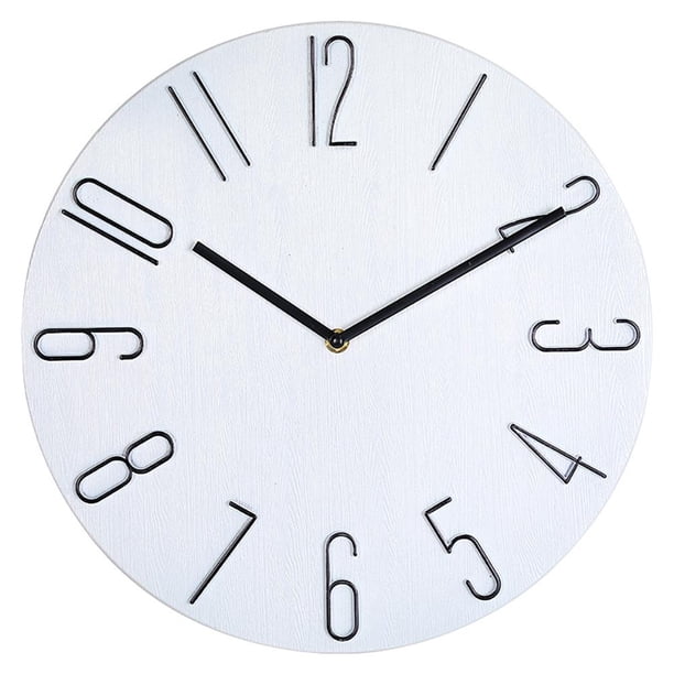 Reloj De Pared De Números 3D De Segunda Mano Continua Para La Decoración De La Habitación De La Oficina En El Hogar Noticed HA044443-03