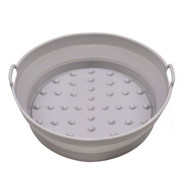 Tapis de Friteuse Réutilisable en Silicone Écologique Pliable pour Four Micro-Ondes Plateau de Cuisson Fournitures de Cuisine