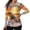 Beach Sunset, variant on Jeiento Autumn Maple Women's Golf Shirts, Moisture Wicking Fall Sports Tops, Long Sleeve V Neck Quick Dry Comfortable Top for Jogging, Hiking and Daily Wear