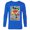 Royal, variant on The Bob’s Burgers Movie Greetings from Wonder Wharf - Long Sleeve T-Shirt for Men - Customized-Athletic Heather