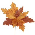 thumbnail image 1 of Vickerman QG163328 Copper Poinsettia Flower, 22 & 21 in., 1 of 1