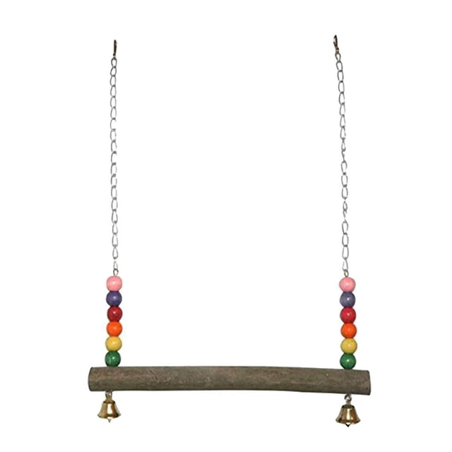 Pollo columpio pájaros percha de pollo soporte de pollo juguete para pájaros grandes Macaws pinzones Canario Yuyangstore Columpio de escaleras para aves de corral en el patio trasero