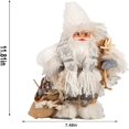thumbnail image 2 of Christmas Desktop Ornament Santa Figurines Standing Doll Statue for Decoration and Window Display Scene, 2 of 4