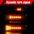 thumbnail image 3 of 2Pcs LED Trailer Lights Rear Tail Lights 12V Indicator Stop Light Stop Brake Turn Trailer Light Durable IP67 Waterproof Clear Rear Lamp Reversing Marker Lights for Truck Trailer, 3 of 9