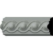 2 3/8"H x 3/4"P x 94 1/2"L Foster Running Coin Panel Moulding