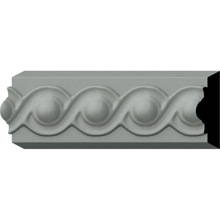 2 3/8"H x 3/4"P x 94 1/2"L Foster Running Coin Panel Moulding