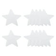 thumbnail image 1 of Uxcell Parches de estrella de lentejuelas para planchar, parches de lentejuelas bordados para reparación de ropa, decoración de mochilas y zapatos, blanco 5 en, 1 of 5