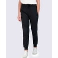 thumbnail image 2 of Real Essentials 3 Pack: Girls' Lounge Joggers Soft Athletic Performance Casual Sweatpants(Ages 7-24, 2 of 5