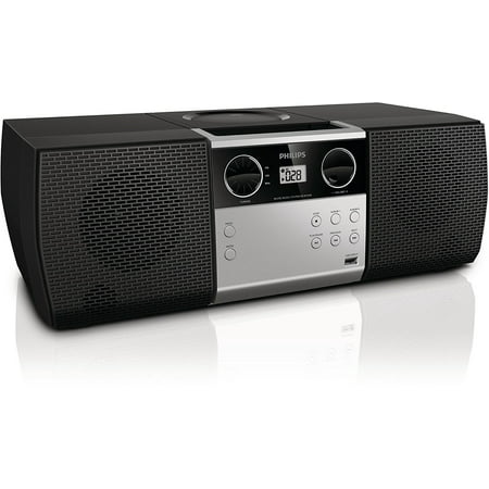 Philips MCM1006 Micro Portable Hi-Fi System, CD Player, MP3 Speaker, USB Input and FM