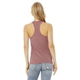 thumbnail image 2 of Bella Canvas 6008 Women`s Jersey Racerback Tank, M, Heather Mauve, 2 of 3