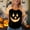 Black-2, variant on Halloween T Shirt Women Funny Pumpkin Face Printed Cute Tee Short Sleeve Casual Funny Halloween Party Tops