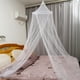 thumbnail image 1 of Round Lace Insect Bed Netting Curtain Dome Mosquito Net Elegant Single Door 250*1100*60cm, 1 of 7