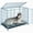 Blue, variant on TIME RAY 42” Heavy Duty Dog Crate,Large Metal Escape Proof Dog Cage Kennel,Indestructible high Anxiety Dog Crate for Outdoor and Indoor with Lock, Double Door & Removable Tray