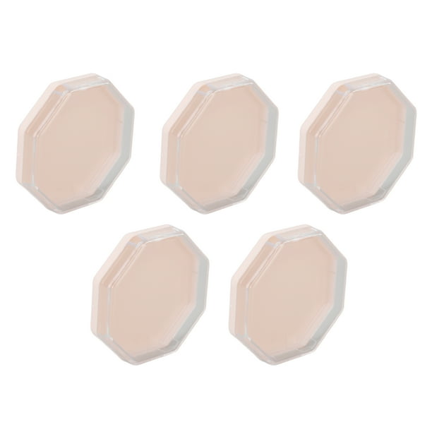 Caja De Soplo De Maquillaje, Contenedor De Plástico Para Soplo De Polvo, Rosa Seguro Para Puntas De Uñas Para Viajes