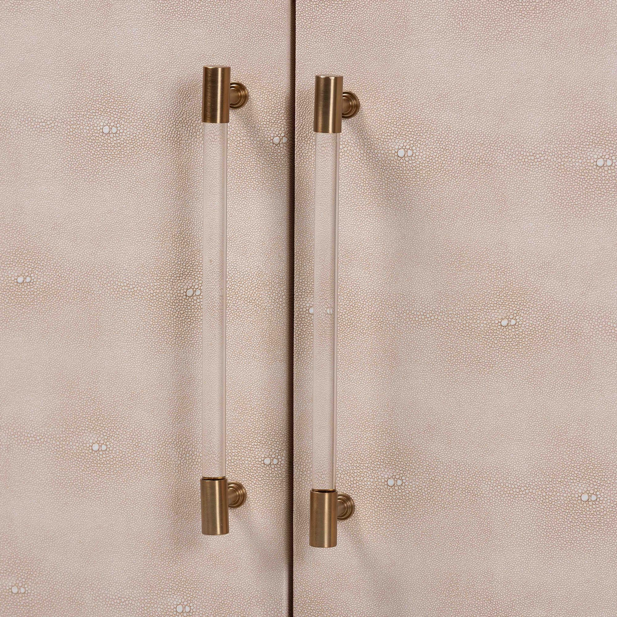 Baxton Studio Nira Modern Storage Cabinet, 2-Door, Beige