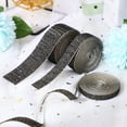 thumbnail image 3 of CUITING 5 Rolls Super Self Adhesive Art & Craft Tape with 2 mm Rhinestones Strips Sticker(Silver), 3 of 6