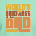 thumbnail image 3 of CafePress - World's Grooviest Dad Dark T Shirt - Men's Classic Graphic Cotton T-Shirt, 3 of 4