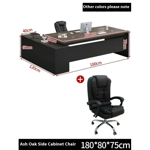 Mesa ejecutiva, escritorio de escritura, mesas auxiliares profesionales para ordenador, esquina de trabajo, Escritorio lateral para estudiantes, Mesa de estudio, muebles de oficina