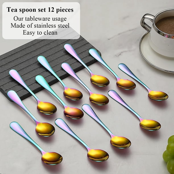 forge de laguiole Cuillères à café Gamme Elégance satinées coffret de 6 Offres F