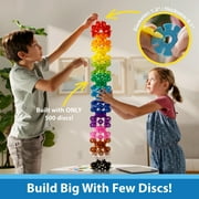 VIAHART Brain Flakes 500 Piece Interlocking Plastic Disc Set | A Creative and Educational Alternative to Building Blocks | Tested for Childrens Safety | A Great STEM Toy for Both Boys and Girls!
