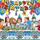 thumbnail image 4 of Nueva decoración de cumpleaños de Mario, suministros para fiestas de dibujos animados de Super Bros, vajilla desechable para niños, pegatinas, platos, globos, vasos de papel, juguetes, 4 of 5