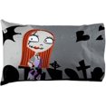 thumbnail image 2 of Disney Nightmare Before Christmas Grave Yard 1 Pack Reversible Pillowcase Featuring Jack Skellington and Sally, 2 of 2