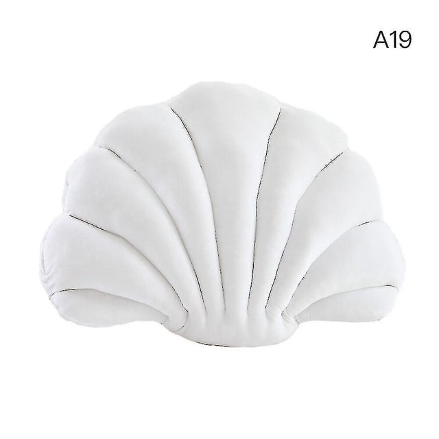 Luxury Shell Stuffed Pillow Velvet Pillow Sea Shell Household Decoration Bed Sofa Cushion