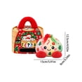 thumbnail image 2 of Christmas Mystery Plush Dumpling Squishy, Cute Stuffed Dumpling Squishy Plush Fidget Toy, Collectible Stress Relief Gift with Simulated Steamer & Fuzzy Handle,Christmas Stocking Stuffers, Home Decor, 2 of 3