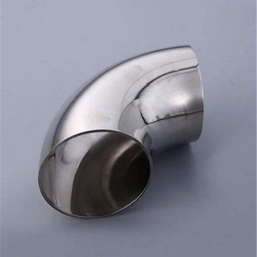 2.5/2Inch 201 Stainless Steel 90 Degree Bend 63/51mm Elbow Exhaust Pipe  In _T 