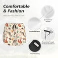 thumbnail image 6 of Lsque Autumn Forest Animals Printed Women's Running Shorts with Liner Pockets,Elastic Quick Dry Workout Athletic Gym Yoga Shorts,Womens High Waist Shorts-Medium, 6 of 9