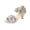 Silver, variant on Womens Flat Sandals Braided Ankle Strap Summer Shoes Open Toe Buckle Closure Beach Casual Walking Everyday Slip On Footwear
