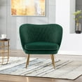 thumbnail image 4 of Duhome Accent Chair Velvet Dark Green 1 Pcs, 4 of 9