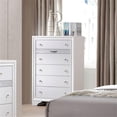 thumbnail image 3 of ACME Naima Wood 6-Drawers Bedroom Chest in White, 3 of 8